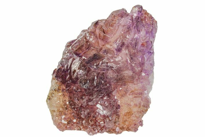 Amethyst Crystal Cluster with Hematite Inclusions - India #168769